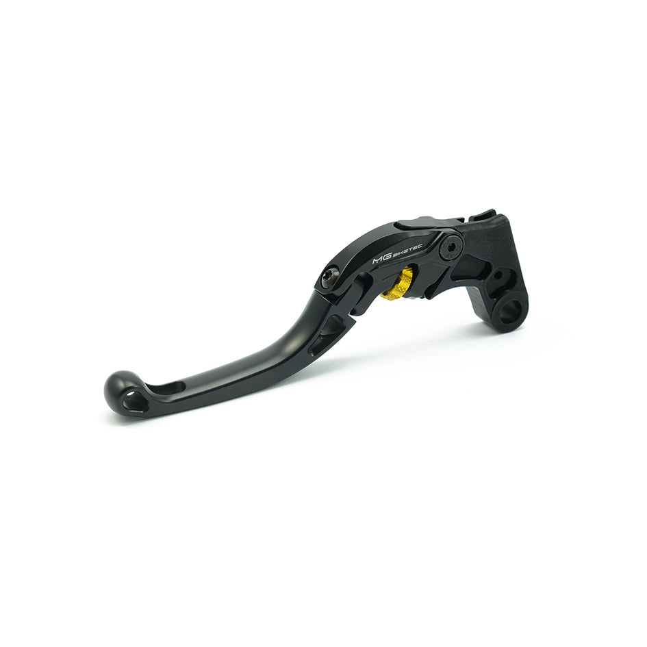 MG Biketec ClubSport Clutch Lever, short - black with Gold adjuster (4214-254014)