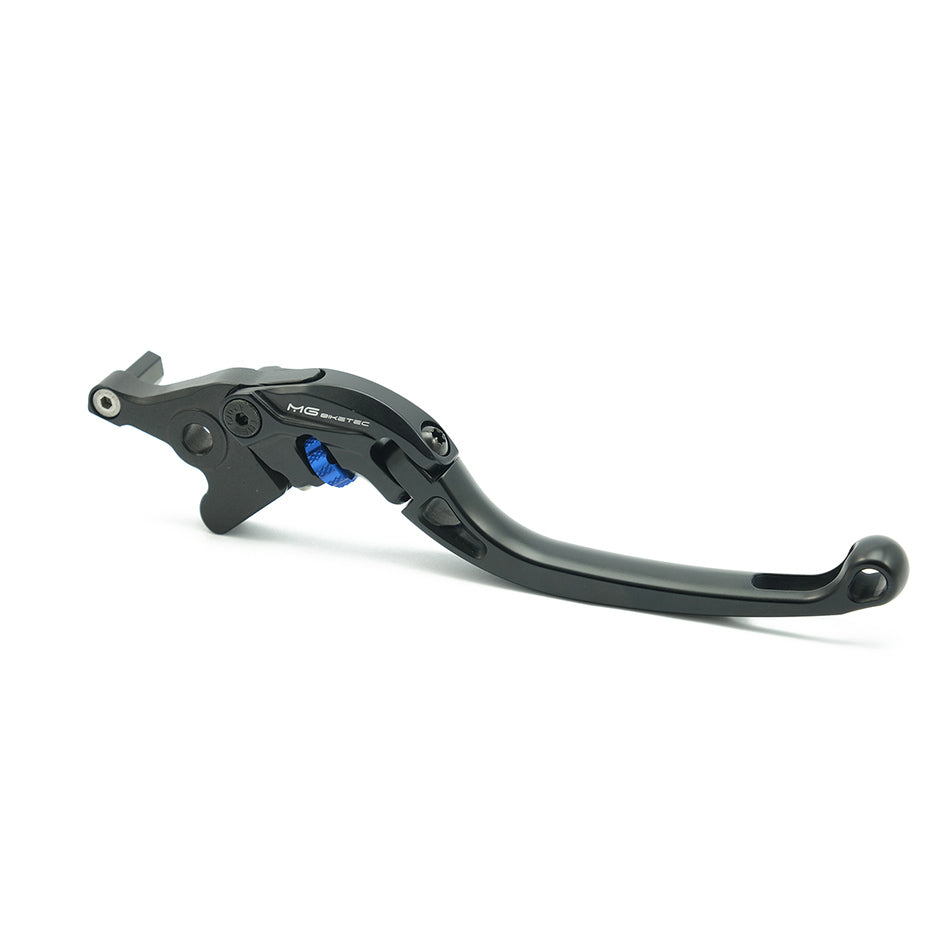 MG Biketec ClubSport Brake Lever, long - black with Blue adjuster (4221-362508)