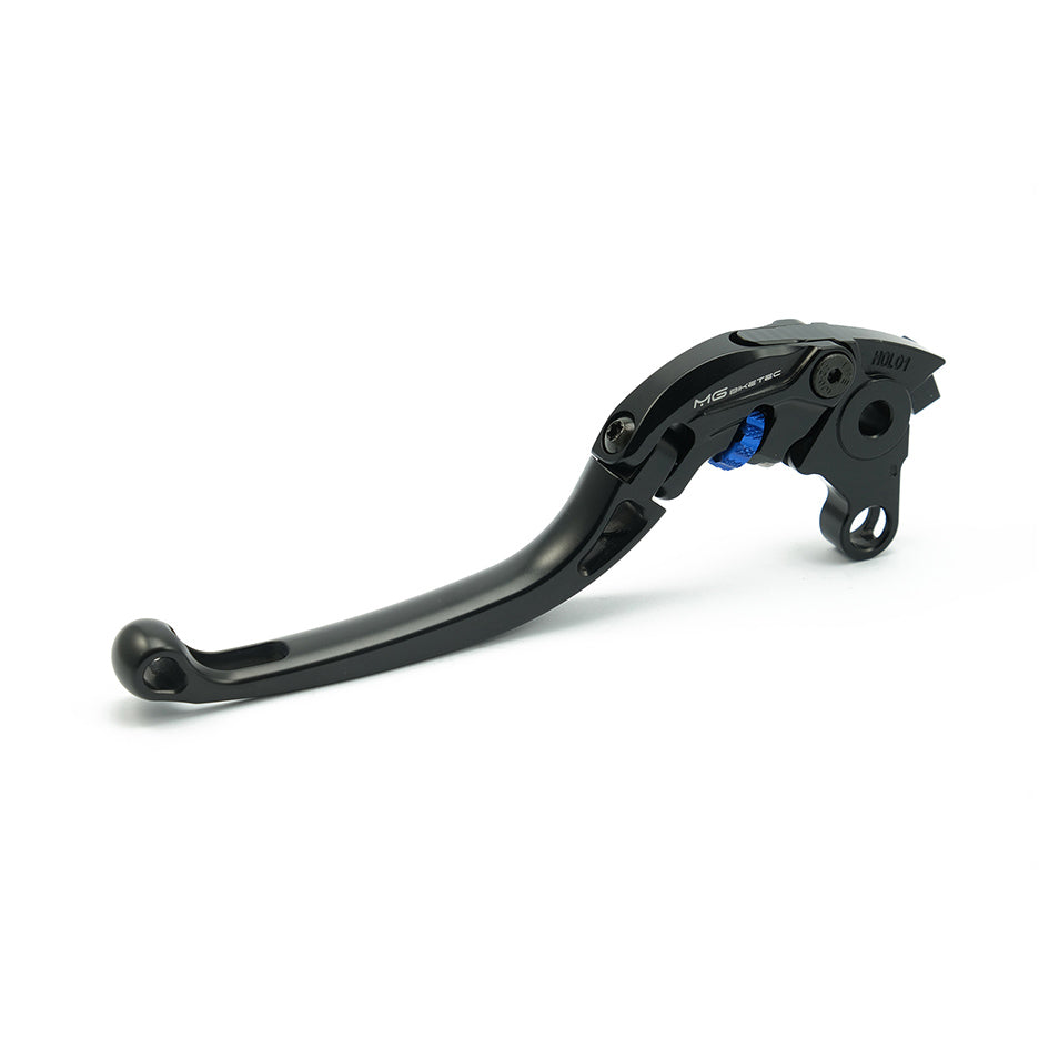 MG Biketec ClubSport Clutch Lever, long - black with Blue adjuster (4222-254007)