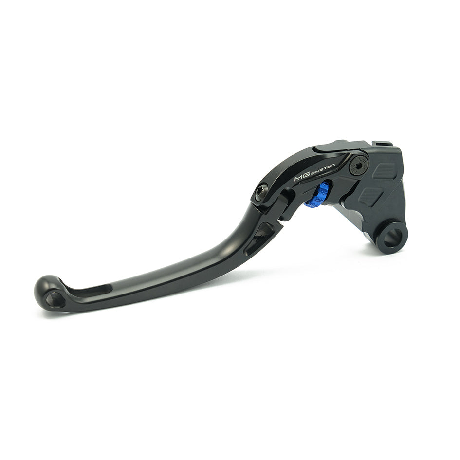 MG Biketec ClubSport Clutch Lever, long - black with Blue adjuster – Kawasaki ZX-10R / RR 2021–2026