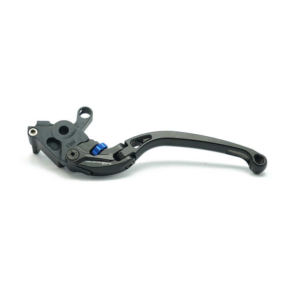 MG Biketec ClubSport Clutch Lever, long - black with Blue adjuster (4222-457003)