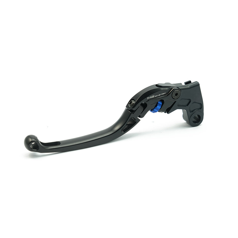 MG Biketec ClubSport Clutch Lever, long - black with Blue adjuster – Suzuki GSX-R1000 2026 / Suzuki Katana (1000cc) 2022–2026
