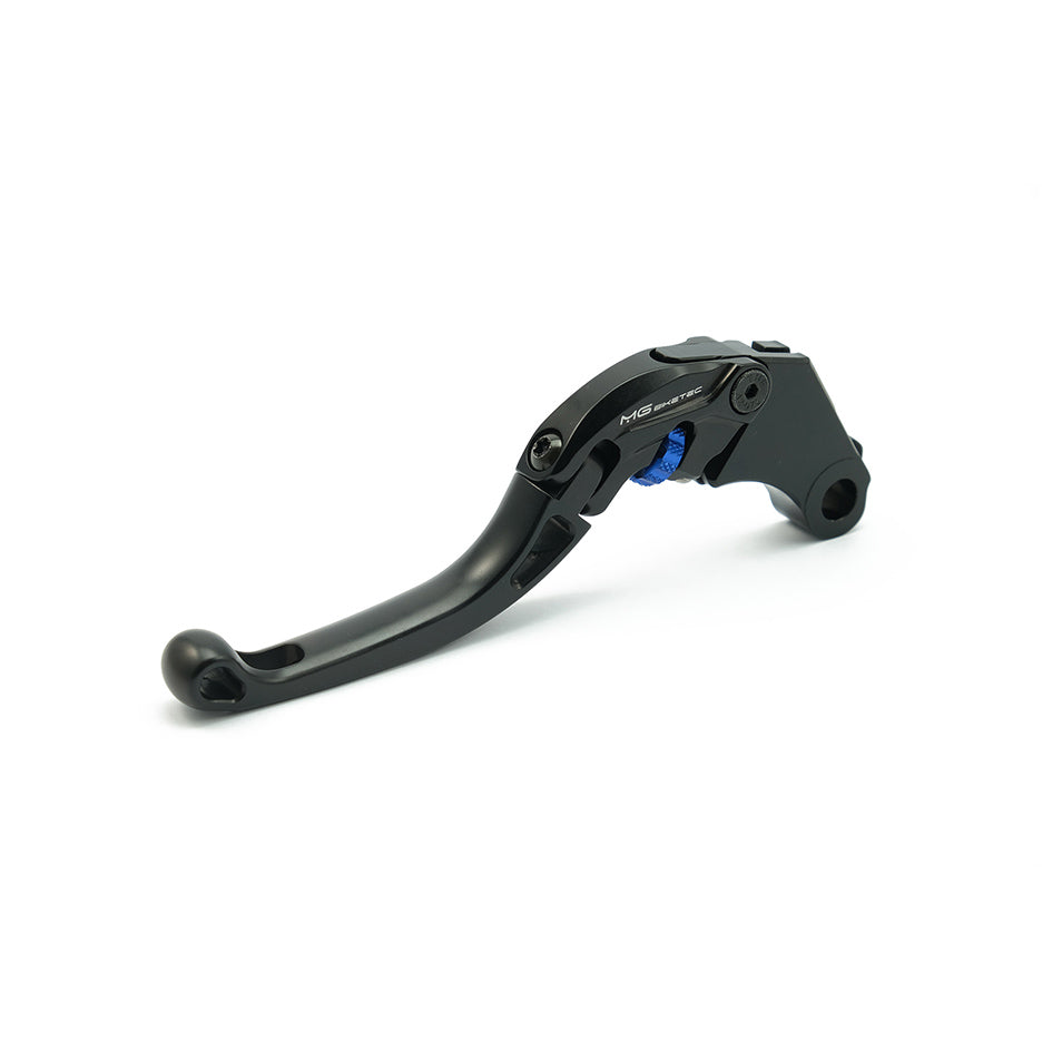 MG Biketec ClubSport Clutch Lever, short - black with Blue adjuster (4224-254000)