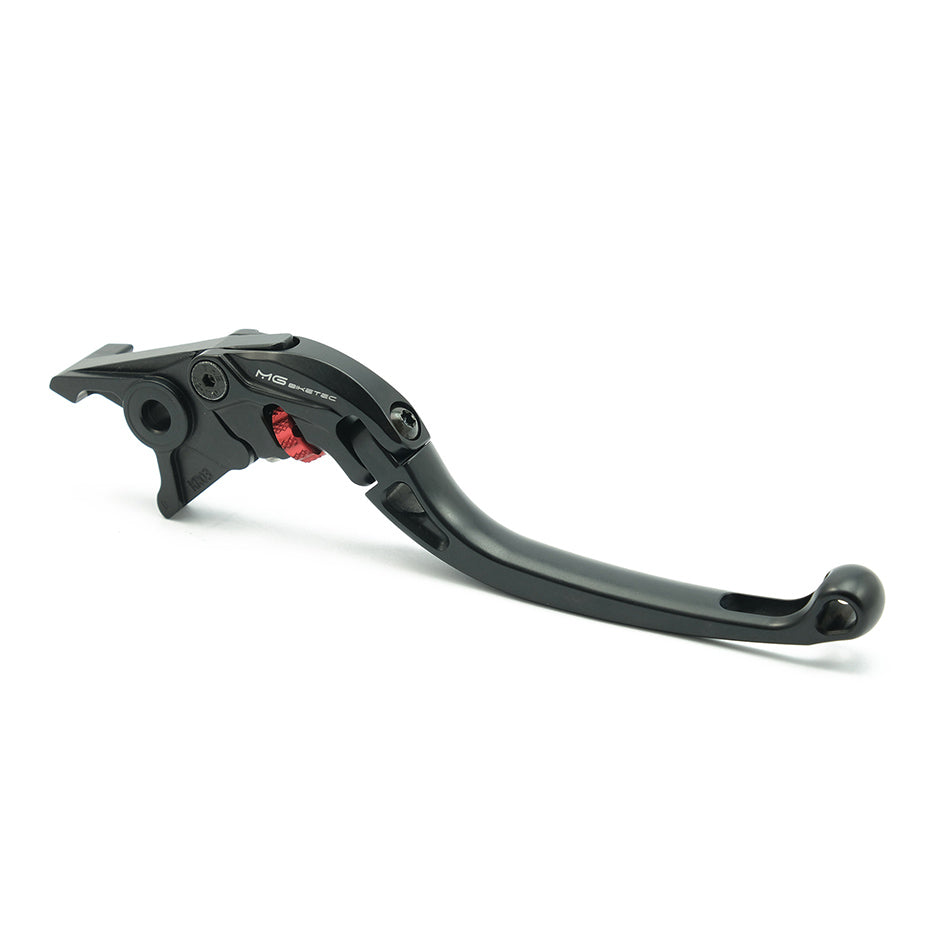 MG Biketec ClubSport Brake Lever, long - black with Red adjuster (4231-365007)