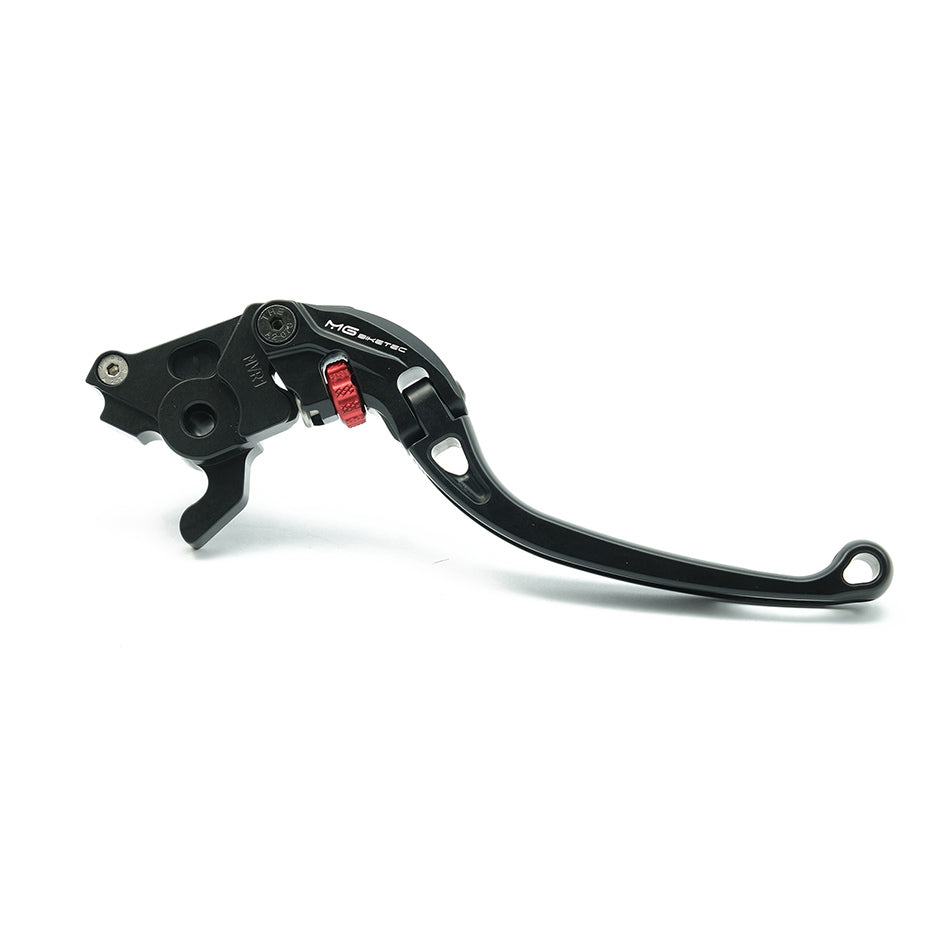 MG Biketec ClubSport Brake Lever, long - black with Red adjuster (4231-457003)