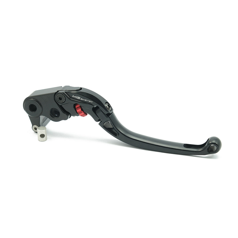 MG Biketec ClubSport Brake Lever, long - black with Red adjuster (4231-997015)