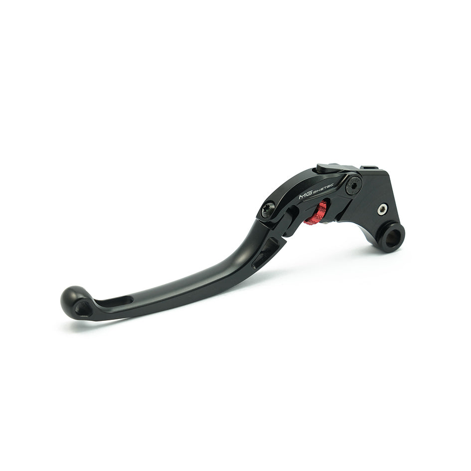 MG Biketec ClubSport Clutch Lever, long - black with Red adjuster (4232-087014)