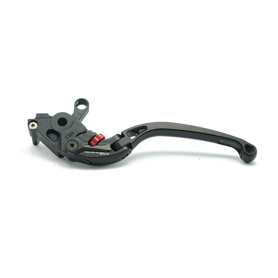 MG Biketec ClubSport Clutch Lever, long - black with Red adjuster (4232-457003)