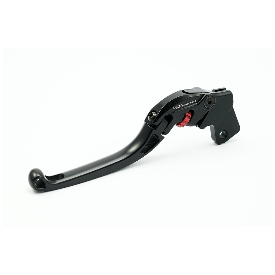 MG Biketec ClubSport Clutch Lever, long - black with Red adjuster (4232-651511)
