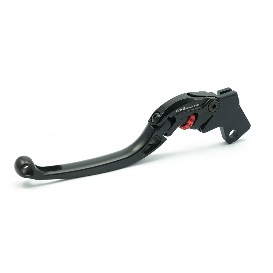 MG Biketec ClubSport Clutch Lever, long - black with Red adjuster (4232-656023)