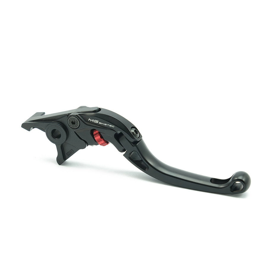 MG Biketec ClubSport Brake Lever, short - black with Red adjuster (4233-365007)