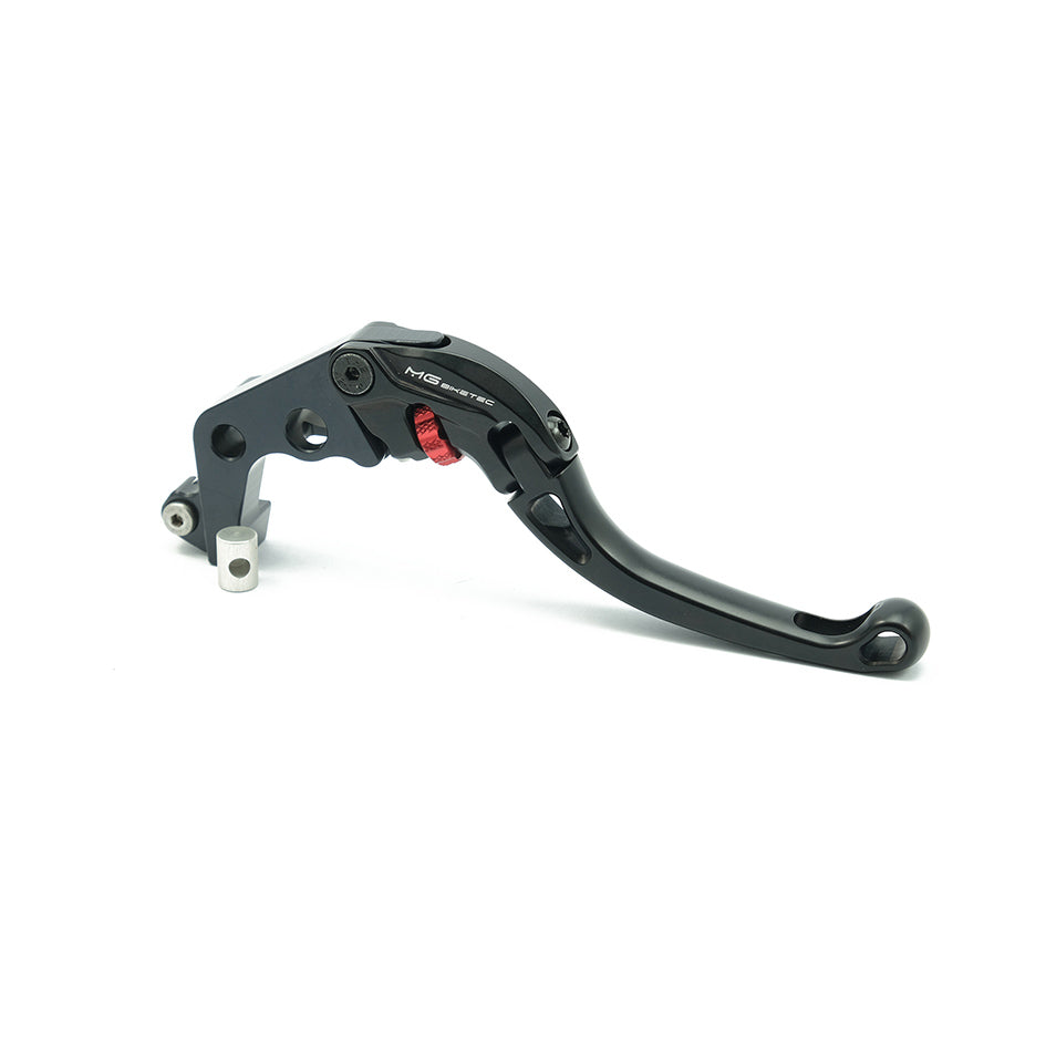 MG Biketec ClubSport Brake Lever, short - black with Red adjuster (4233-367006)