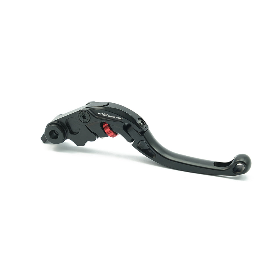 MG Biketec ClubSport Brake Lever, short - black with Red adjuster (4233-994006)
