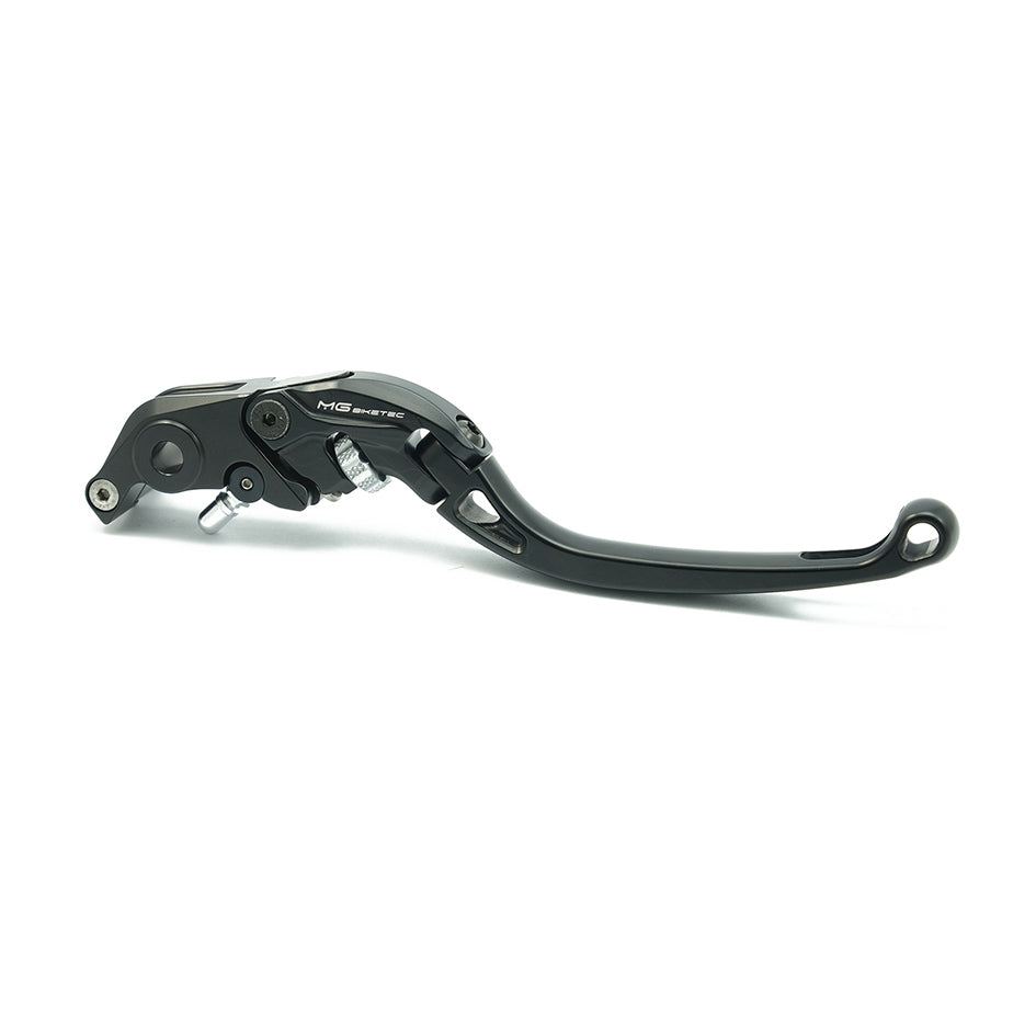 MG Biketec ClubSport Brake Lever, long - black with Matt Silver adjuster (4241-157008)