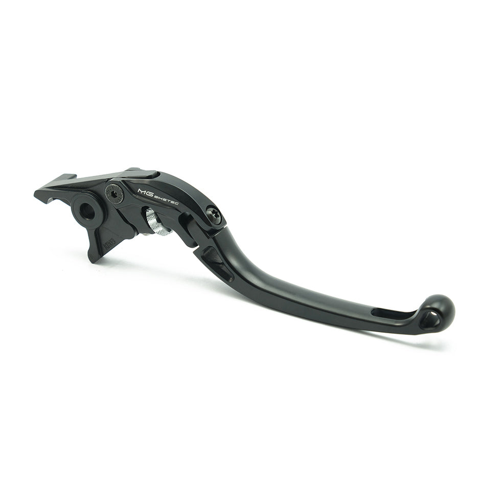 MG Biketec ClubSport Brake Lever, long - black with Matt Silver adjuster (4241-365007)