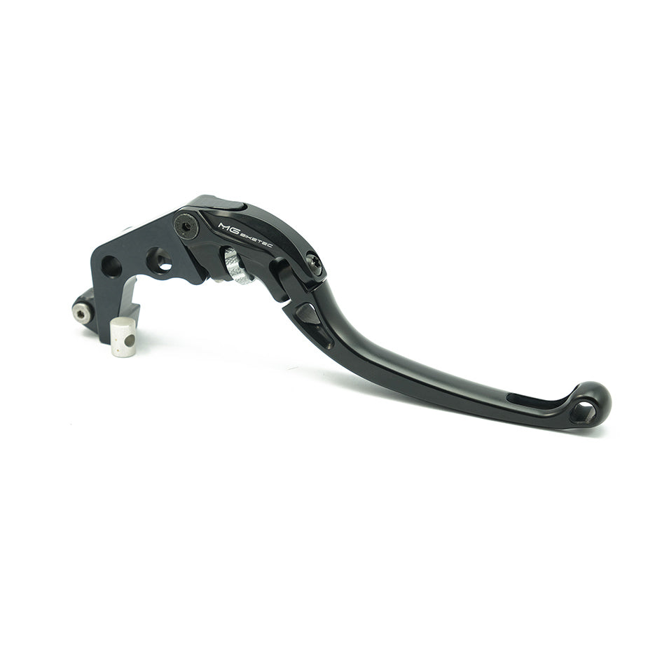 MG Biketec ClubSport Brake Lever, long - black with Matt Silver adjuster (4241-367006)