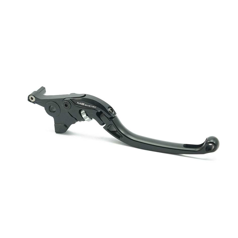 MG Biketec ClubSport Brake Lever, long - black with Matt Silver adjuster (4241-997006)