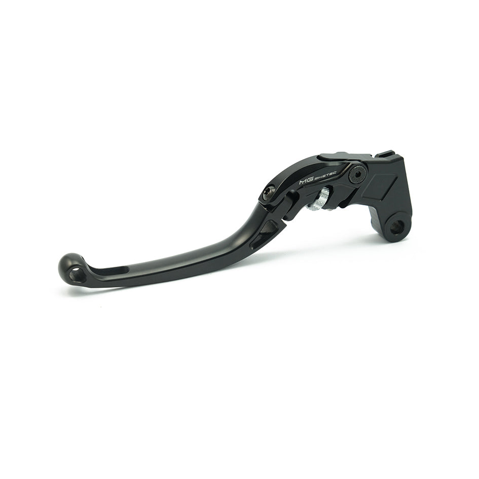 MG Biketec ClubSport Clutch Lever, long - black with Matt Silver adjuster (4242-257018)