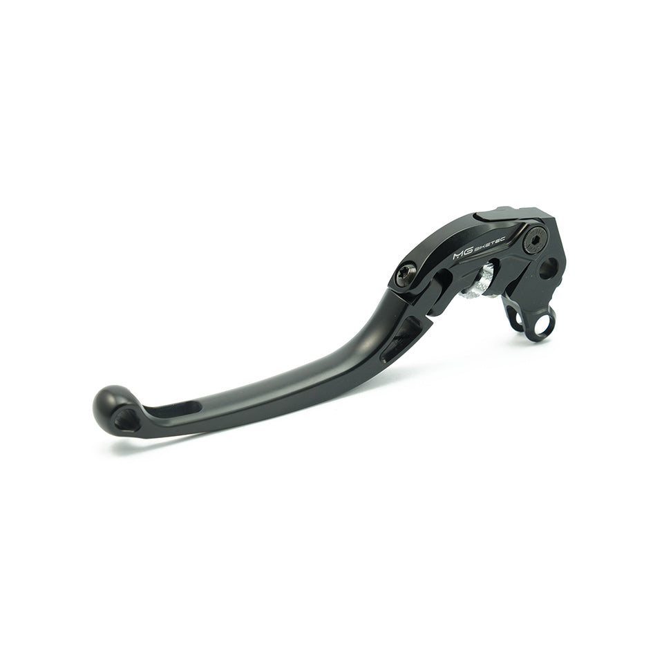 MG Biketec ClubSport Clutch Lever, long - black with Matt Silver adjuster (4242-656505)
