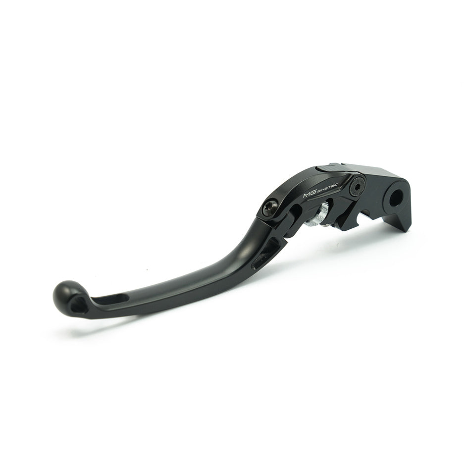 MG Biketec ClubSport Clutch Lever, long - black with Matt Silver adjuster (4242-657005)