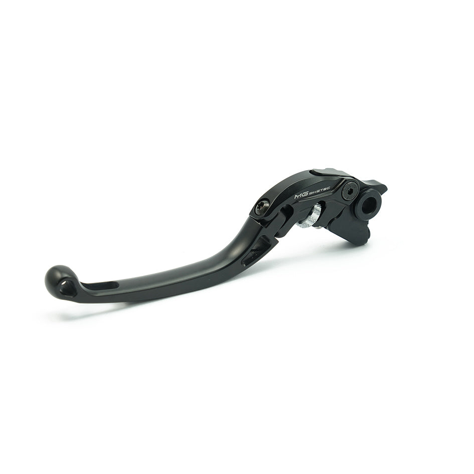 MG Biketec ClubSport Clutch Lever, long - black with Matt Silver adjuster (4242-658513)
