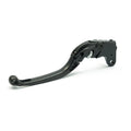 MG Biketec ClubSport Clutch Lever, long - black with Matt Silver adjuster – Yamaha MT-125 2020–2026 / Yamaha YZF-R125 2011–2020