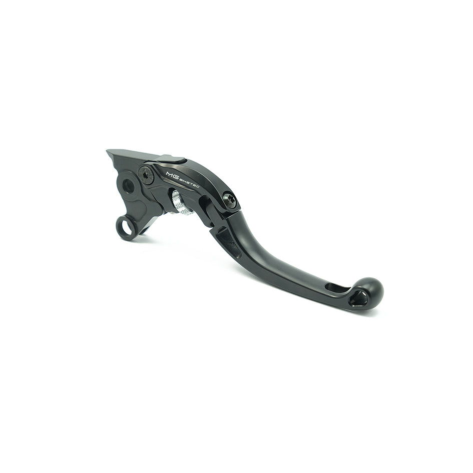 MG Biketec ClubSport Brake Lever, short - black with Matt Silver adjuster (4243-157005)