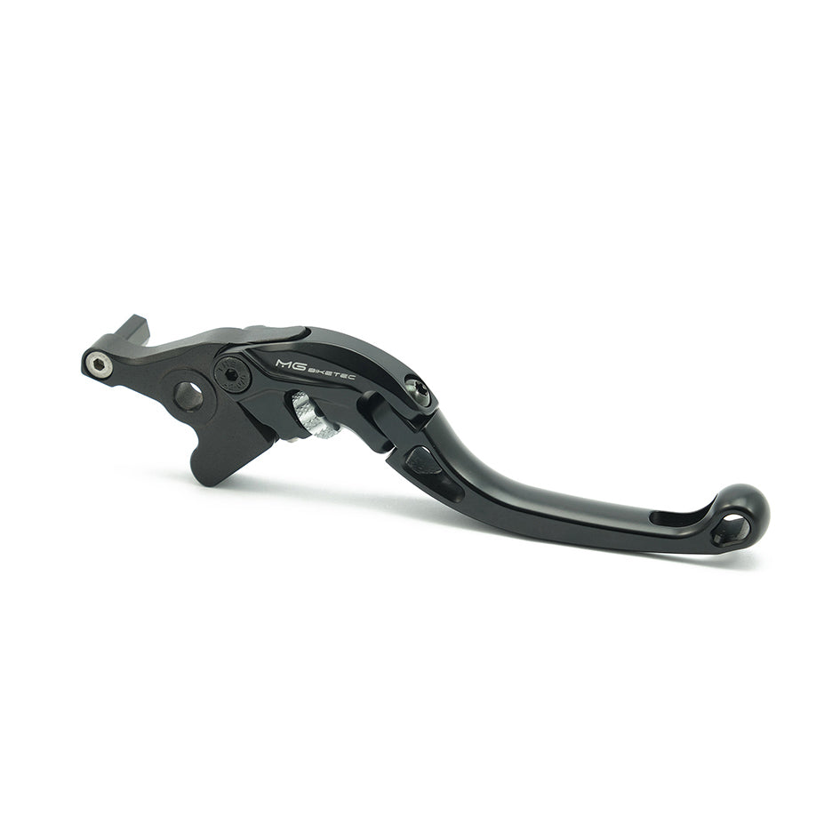MG Biketec ClubSport Brake Lever, short - black with Matt Silver adjuster (4243-362508)