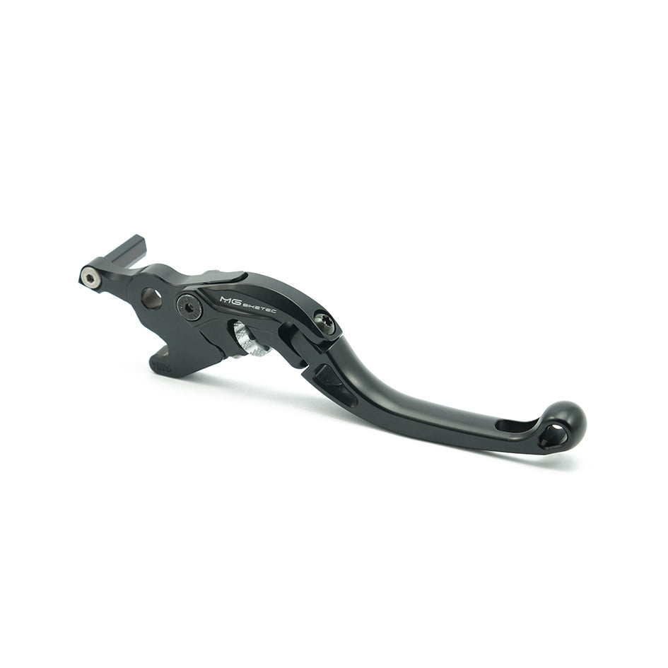 MG Biketec ClubSport Brake Lever, short - black with Matt Silver adjuster (4243-993015)