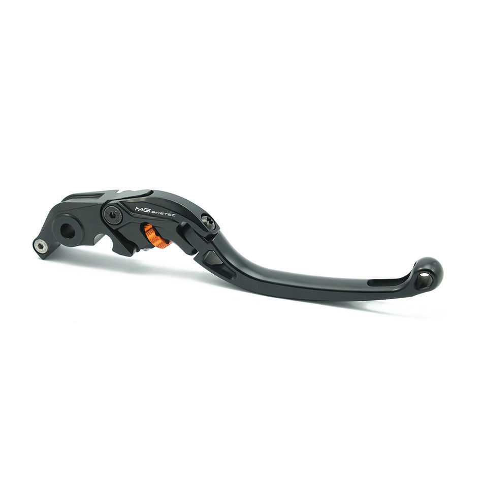 MG Biketec ClubSport Brake Lever, long - black with Orange adjuster (4271-156508)