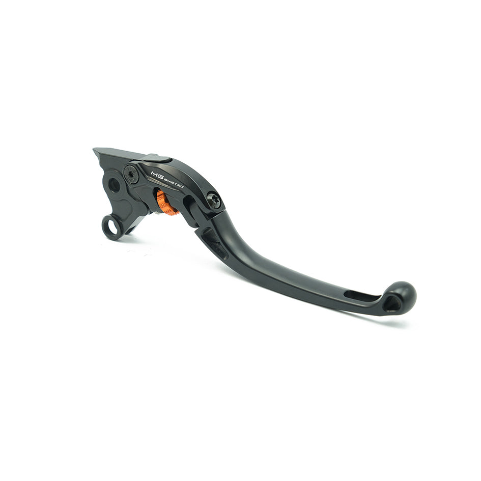 MG Biketec ClubSport Brake Lever, long - black with Orange adjuster (4271-157005)