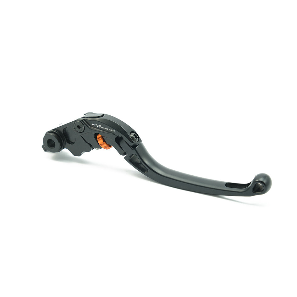 MG Biketec ClubSport Brake Lever, long - black with Orange adjuster (4271-994006)