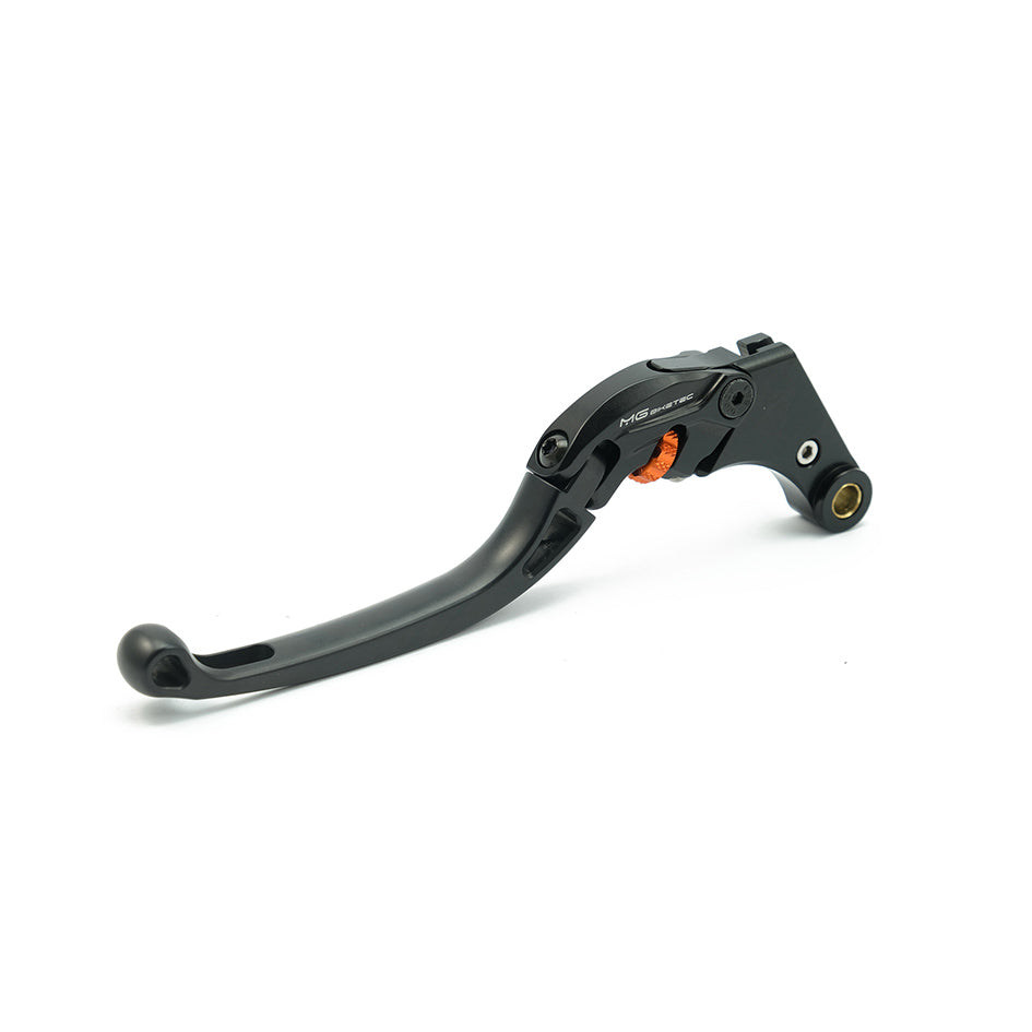 MG Biketec ClubSport Brake Lever, long - black with Orange adjuster (4271-087015)