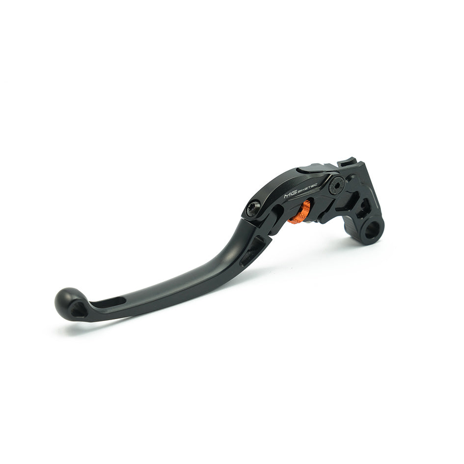 MG Biketec ClubSport Clutch Lever, long - black with Orange adjuster (4272-997006)