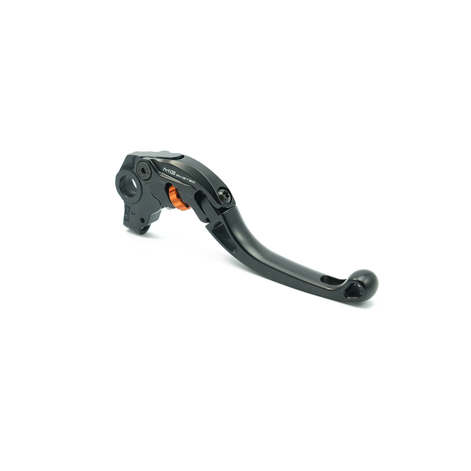 MG Biketec ClubSport Brake Lever, short - black with Orange adjuster (4273-155008)