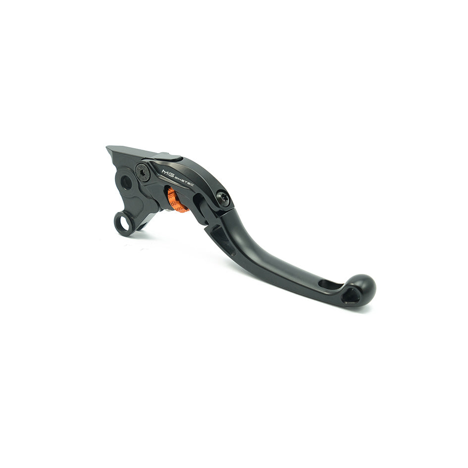 MG Biketec ClubSport Brake Lever, short - black with Orange adjuster (4273-157005)