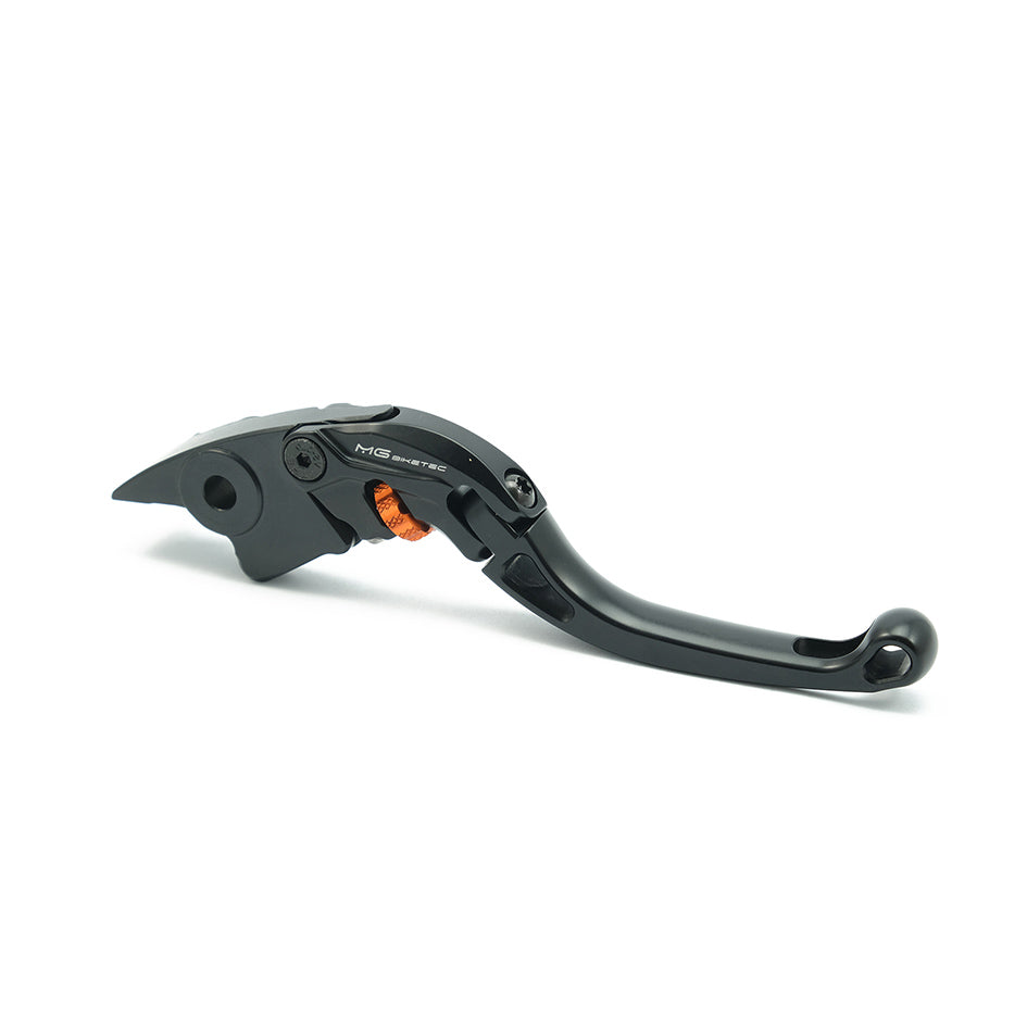 MG Biketec ClubSport Brake Lever, short - black with Orange adjuster (4273-254003)
