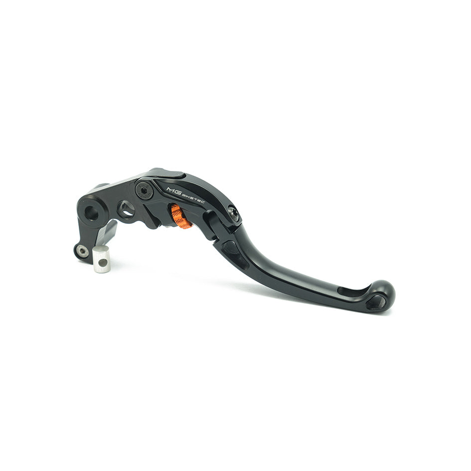 MG Biketec ClubSport Brake Lever, short - black with Orange adjuster (4273-254007)
