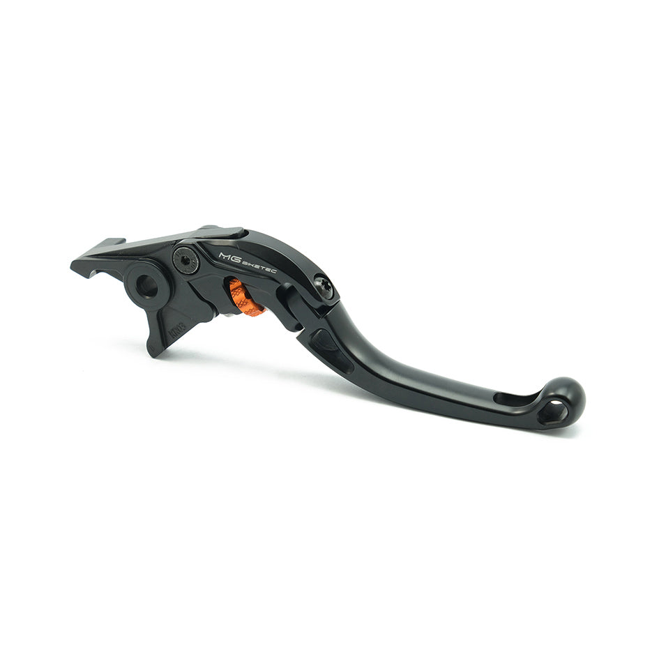 MG Biketec ClubSport Brake Lever, short - black with Orange adjuster (4273-365007)