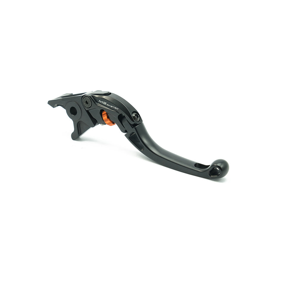 MG Biketec ClubSport Brake Lever, short - black with Orange adjuster (4273-367003)
