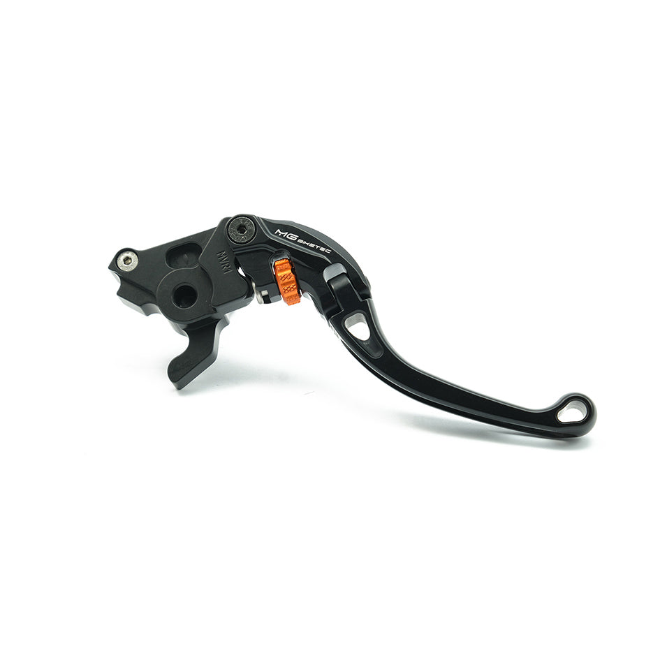 MG Biketec ClubSport Brake Lever, short - black with Orange adjuster (4273-457003)