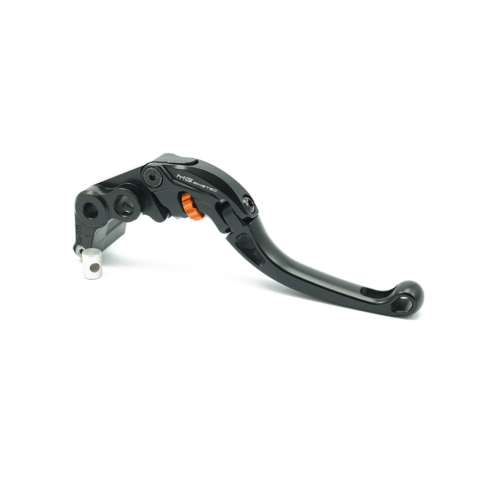MG Biketec ClubSport Brake Lever, short - black with Orange adjuster (4273-855008)