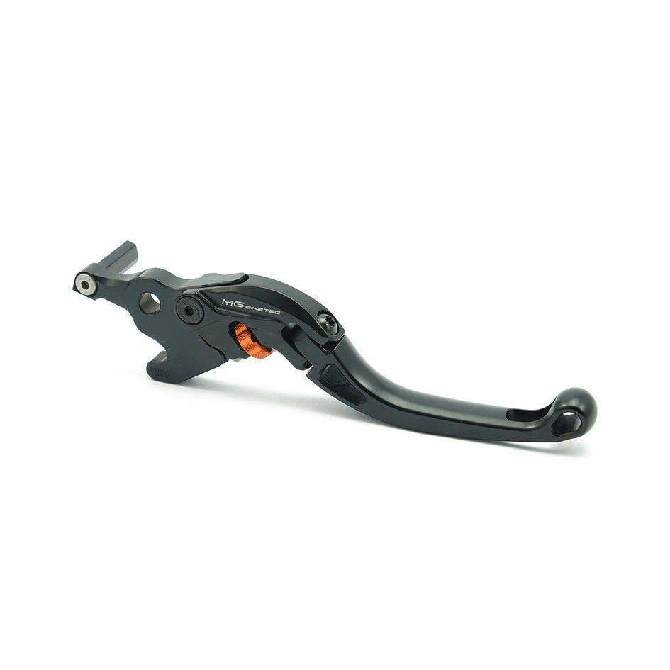 MG Biketec ClubSport Brake Lever, short - black with Orange adjuster (4273-993015)