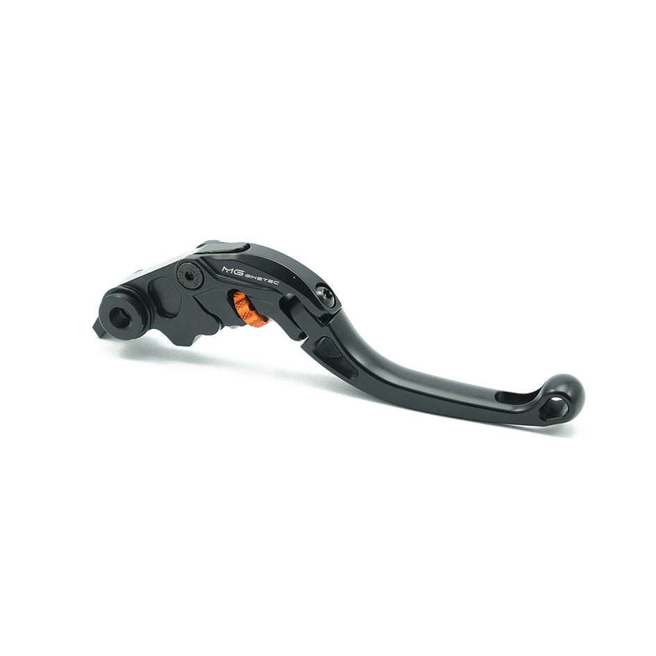 MG Biketec ClubSport Brake Lever, short - black with Orange adjuster (4273-994006)