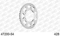 AFAM Rear Sprocket, 428 (OE Pitch), Steel - 54T, 132 links reqd
