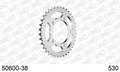 AFAM Rear Sprocket, 530 (OE Pitch), Steel - 38T (orig size) – Ducati 500 LD / SL Pantah 1979 / Ducati 600 Pantah 1981–1982
