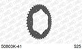 AFAM Rear Sprocket, 525 conversion, Steel PCD4 - 41T (orig size), fits R PCD4