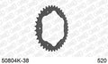 AFAM Rear Sprocket, 520 conversion, Steel PCD3 - 38T (orig size), fits PCD3