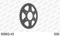 AFAM Rear Sprocket, 530 (OE Pitch), Steel - 43T (orig size) – Ducati Multistrada 1200 Enduro 2016–2018 / Ducati Multistrada 1260 Enduro 2019–2020
