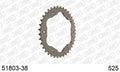 AFAM Rear Sprocket, 525 conversion, Alu PCD3 - 38T (orig size), fits PCD3